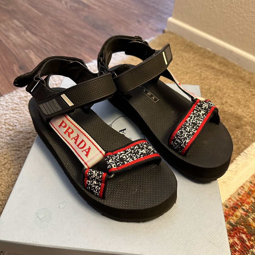 Prada Velcro Sandal